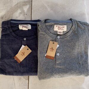 Penguin Set Of Henley Shirts Mens Sz: XL